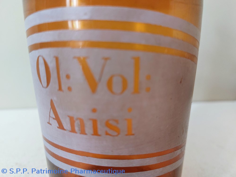 science pharmacie flacon 14 5 en verre ambre ol vol anisi