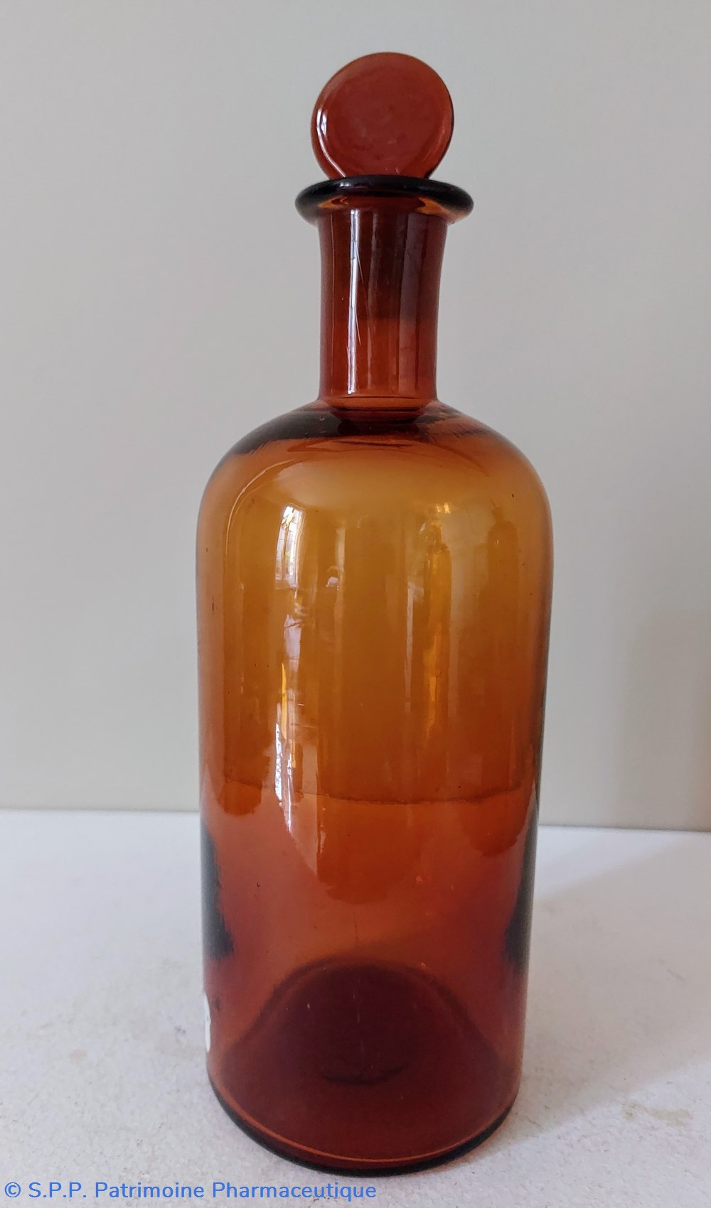 Flacon (1) 25 cm verre ambré science pharmacie flacon 1 25 cm verre ambre