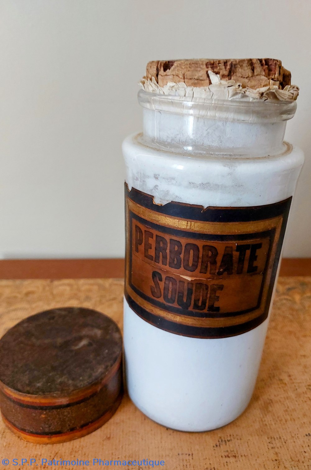 Pot de PERBORATE SOUDE 3 science pharmacie pot de perborate soude