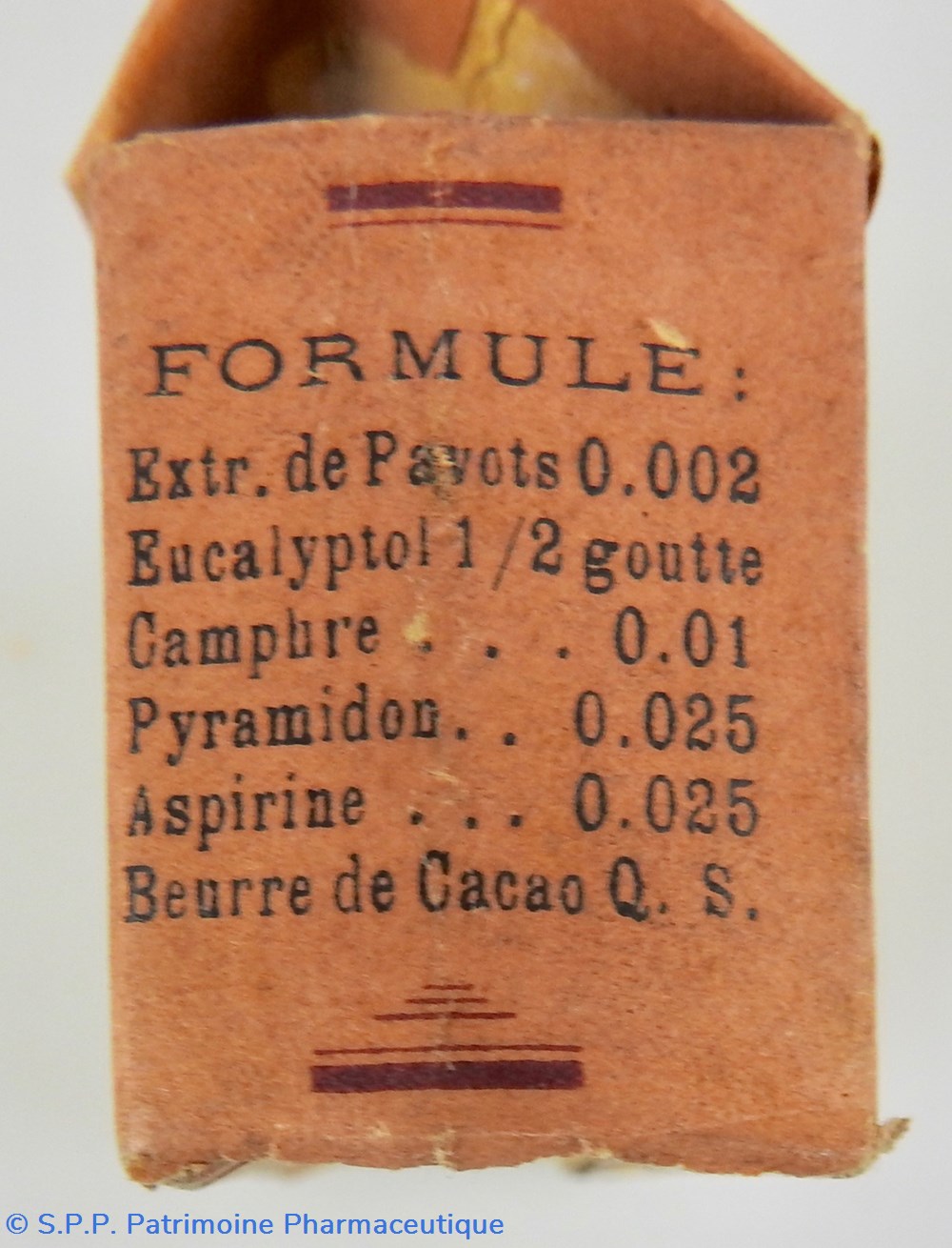 science pharmacie bronpax suppositoires