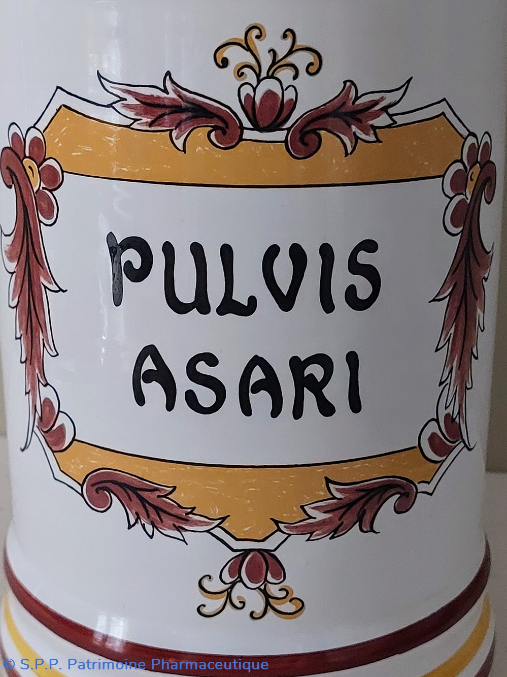 science pharmacie pulvis asari pot de vitrine