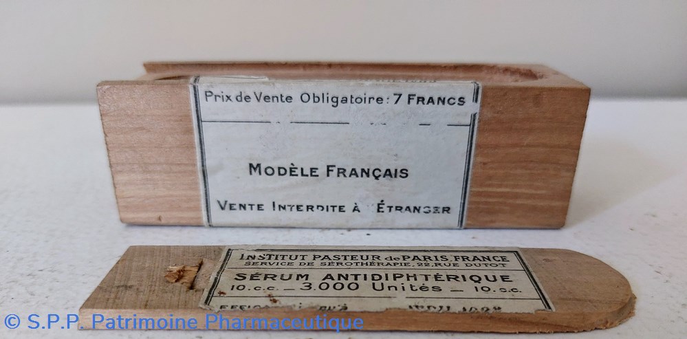 Sérum ANTIDIPHTERIQUE PASTEUR 10 Cc 4 science pharmacie serum antidiphterique pasteur 10 cc