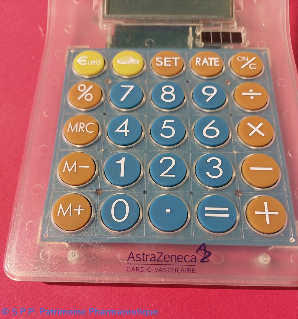 objets publicitaires calculatrice crestor 1 touche euro