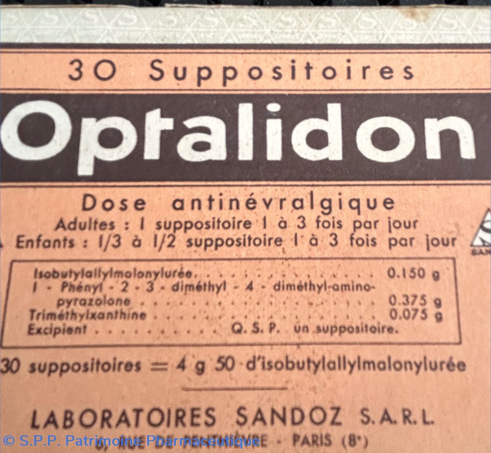 OPTALIDON Suppositoires (30) 4 science pharmacie optalidon suppositoires 30