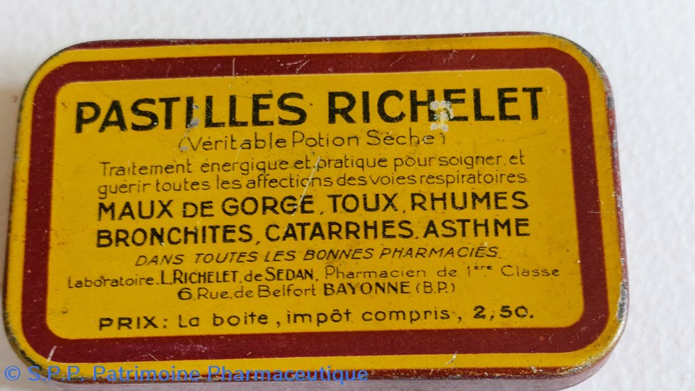 PASTILLES RICHELET science pastilles richelet