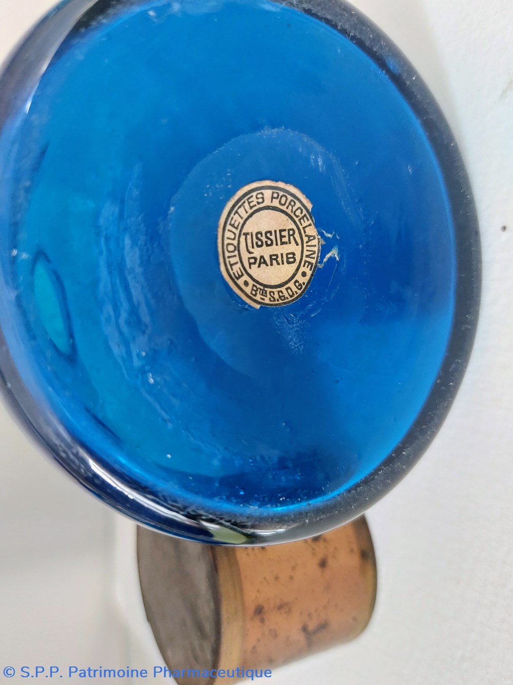 science pharmacie bleu etiq porcelaine ioduret potassicum