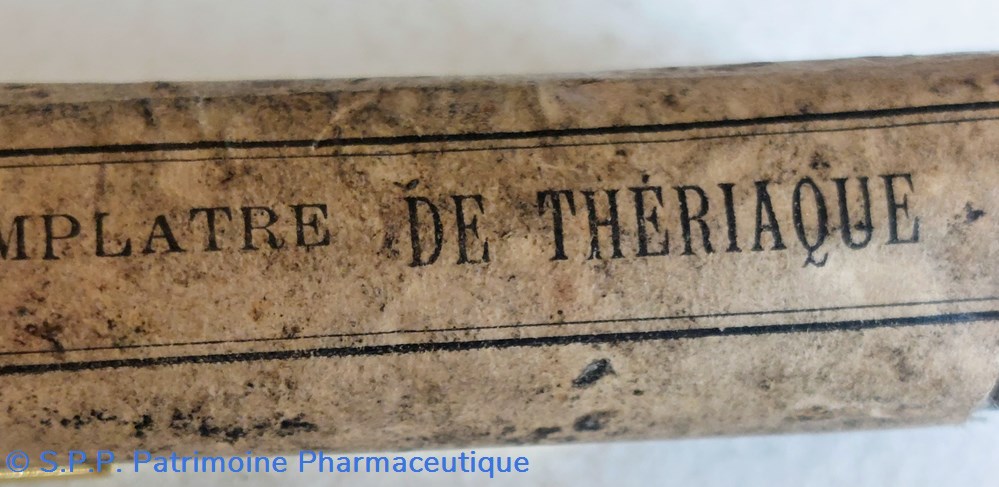 EMPLATRE DE THÉRIAQUE 3 science emplatre de theriaque