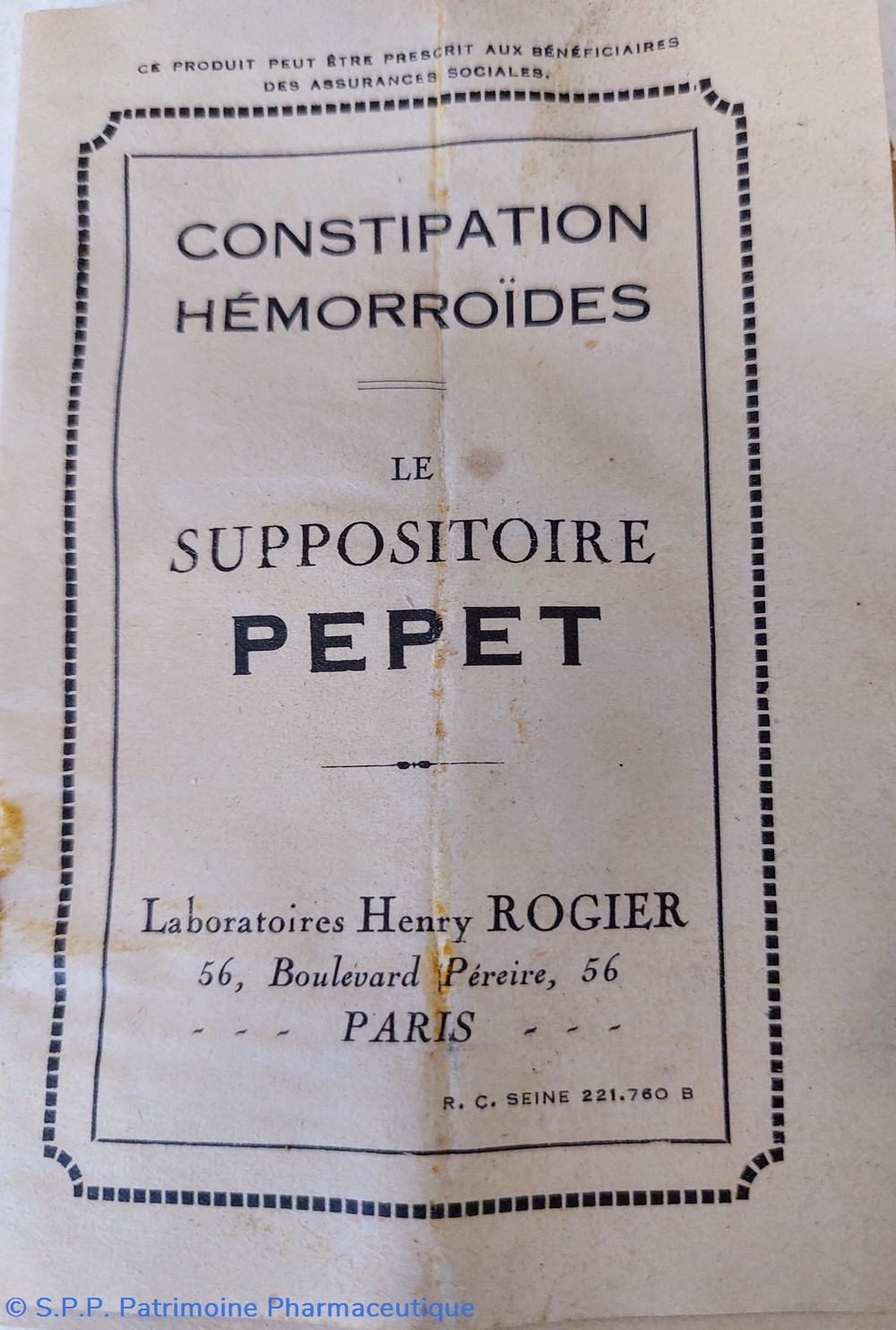 science pharmacie pepet suppositoires