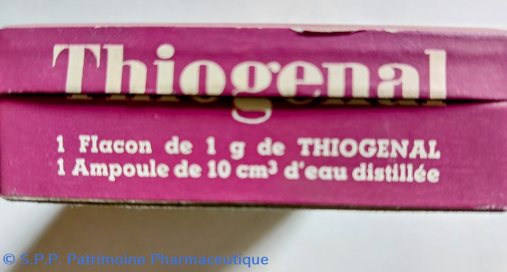 THIOGENAL- 1 flacon 1 g et 1 ampoule 10 cc. 4 science pharmacie thiogenal 1 flacon 1 g et 1 ampoule 10 cc
