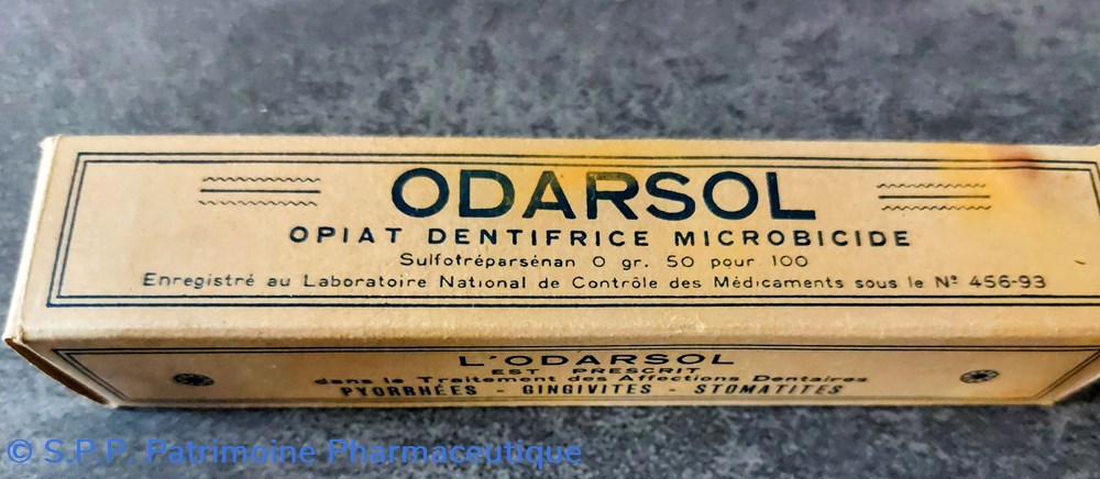 ODARSOL ( dentifrice spécifique) science odarsol dentifrice specifique