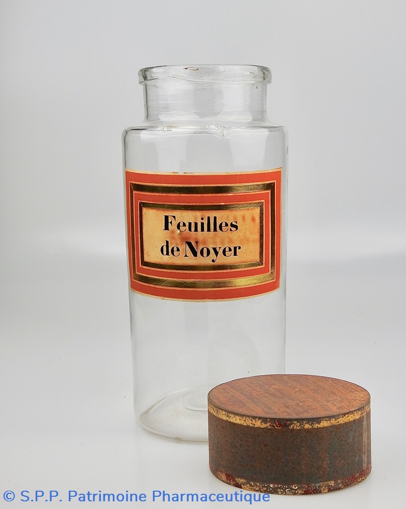 Flacon en verre Herboristerie très grand modèle ¨Pharmacie RAVASSE 3 science flacon en verre herboristerie tres grand modele pharmacie ravasse