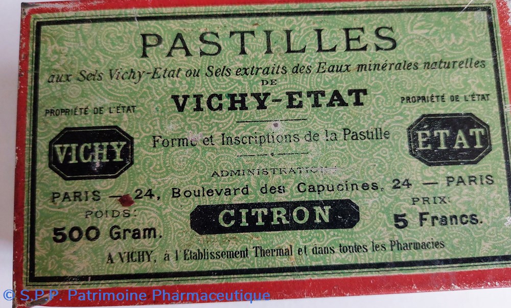 science pastilles vichy etat citron 500 gr