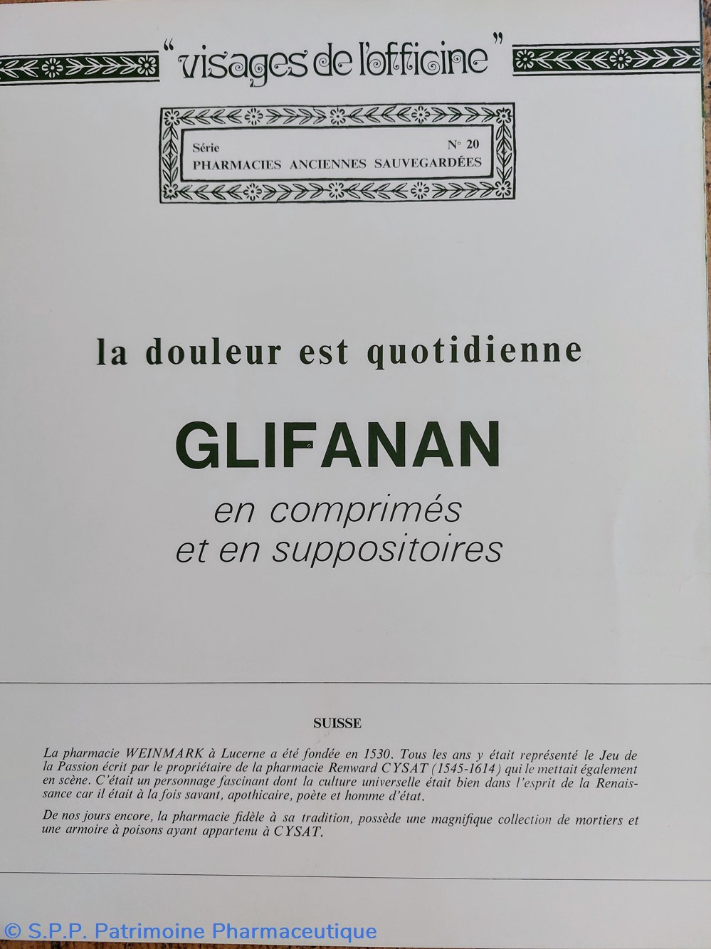 Apothicaire Suisse / Lab ROUSSEL n20 4 science pharmacie apothicaire suisse lab roussel n20