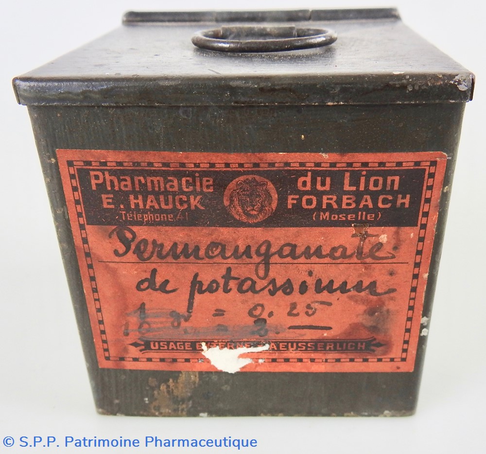 science pharmacie permanganate de potassium