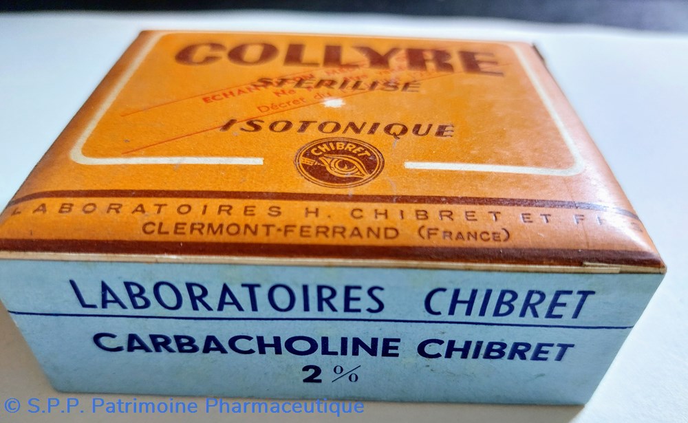 COLLYRE CARBACHOLINE CHIBRET 2% science pharmacie collyre carbacholine chibret 2