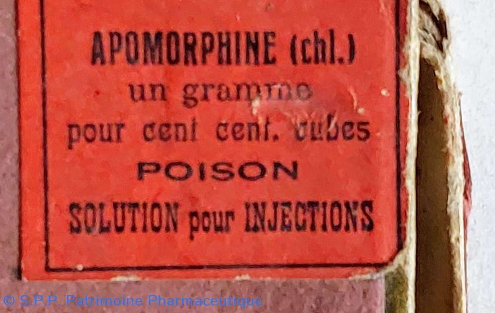 APOMORPHINE Ampoules MERAM 2 science pharmacie apomorphine ampoules meram