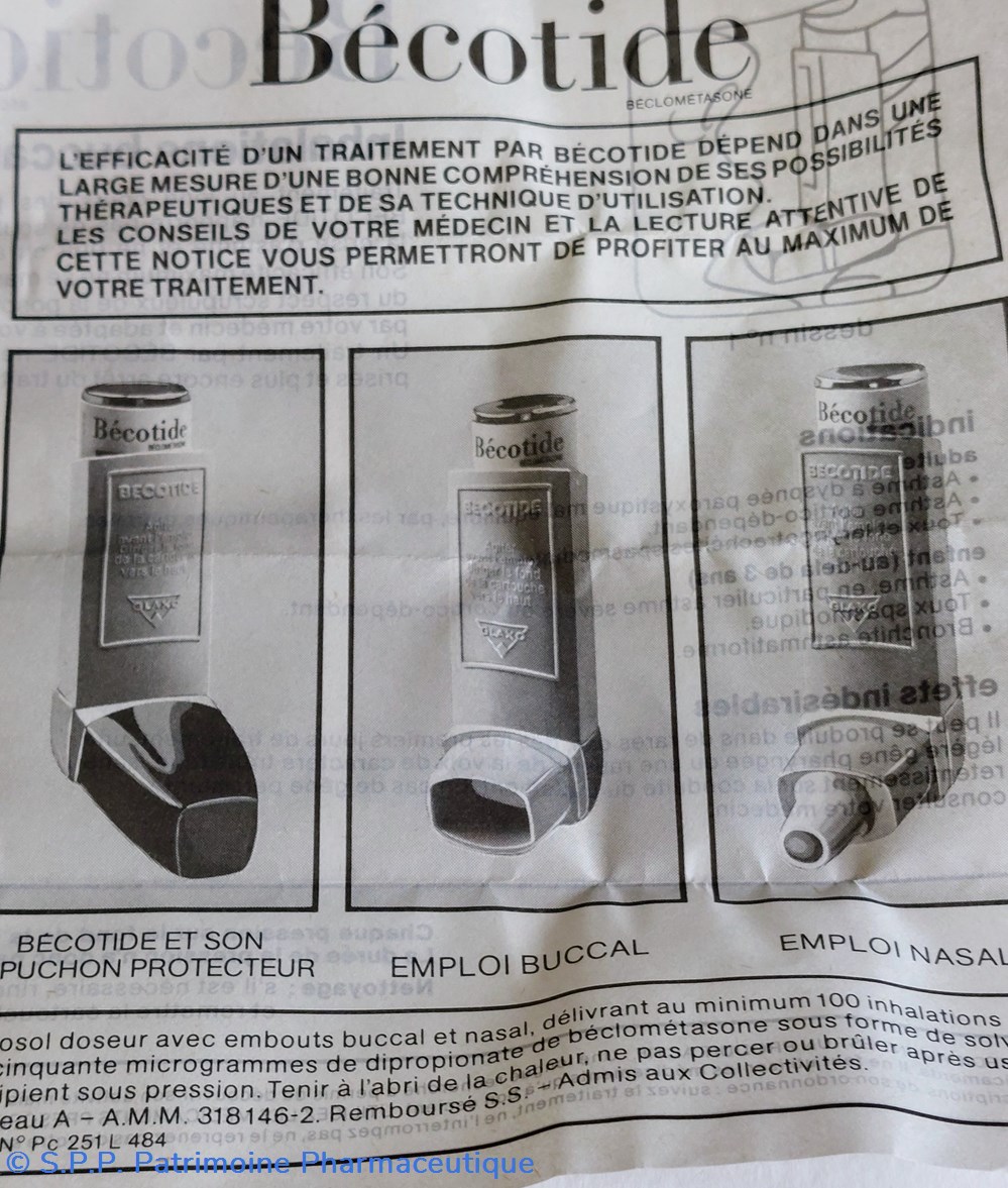 BÉCOTIDE ( Aérosol buccal et nasal) 8 science becotide aerosol buccal et nasal