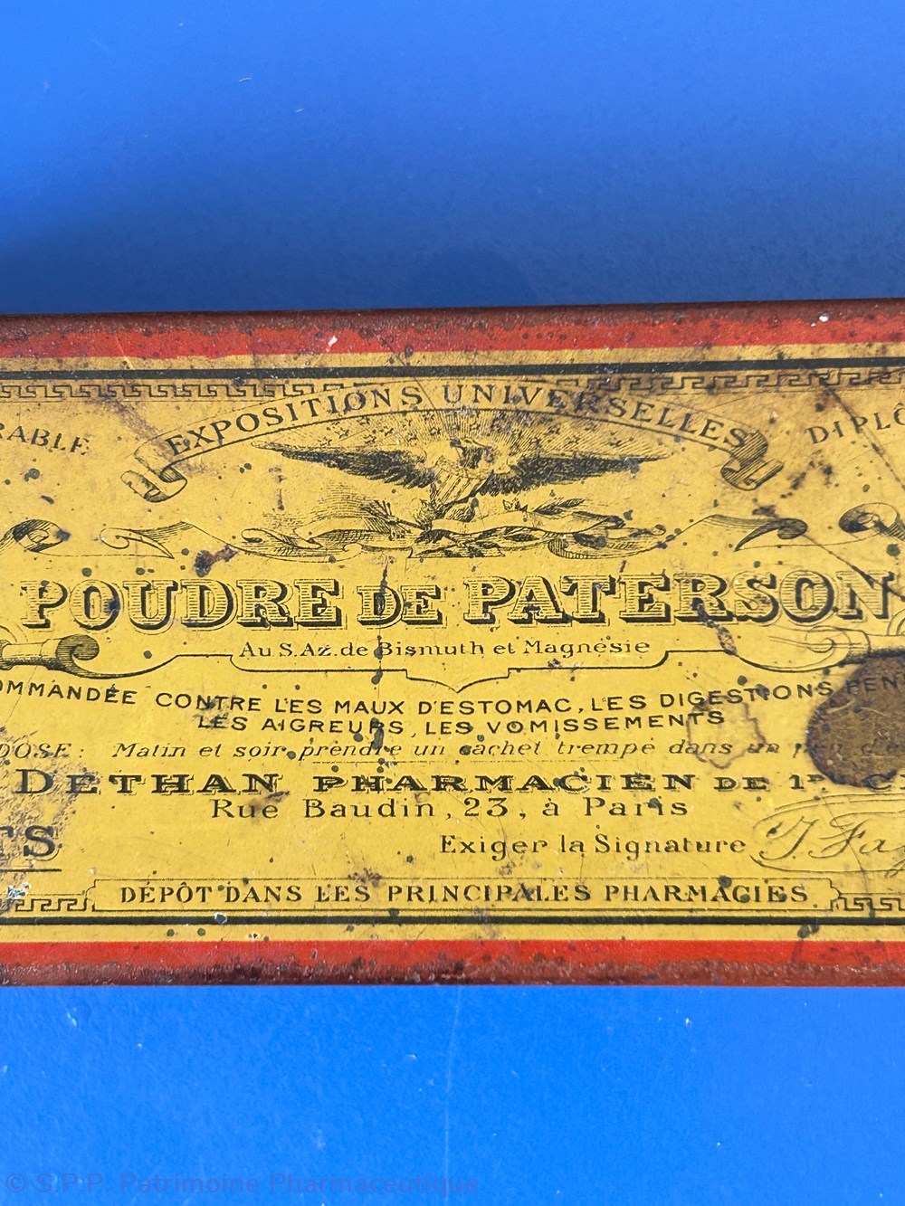 POUDRE DE PATERSON cachets 3 science pharmacie poudre de paterson cachets