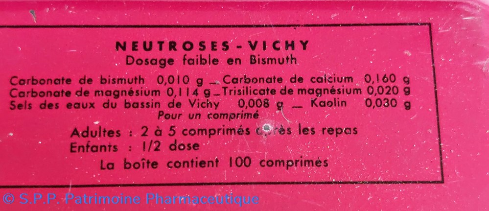 NEUTROSES- VICHY ( Comprimés estomac) 2 science neutroses vichy comprimes estomac