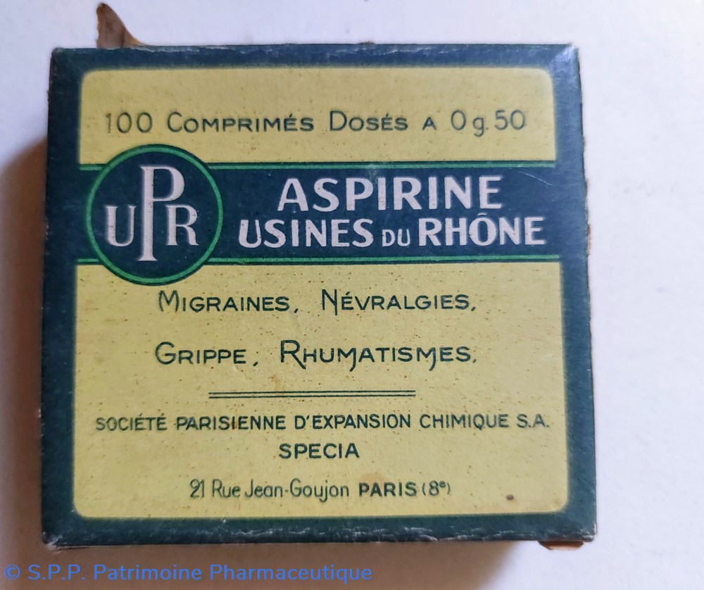 science pharmacie aspirine usines du rhone 100 comprimes
