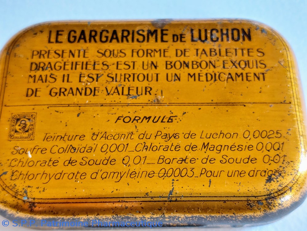 GARGARISME DE LUCHON ( Dragées) 3 science gargarisme de luchon dragees