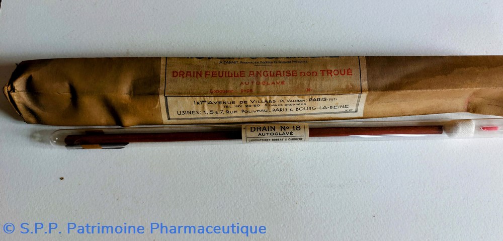 DRAIN N18 Autoclavé 25 cm. 4 science pharmacie drain n18 autoclave 25 cm