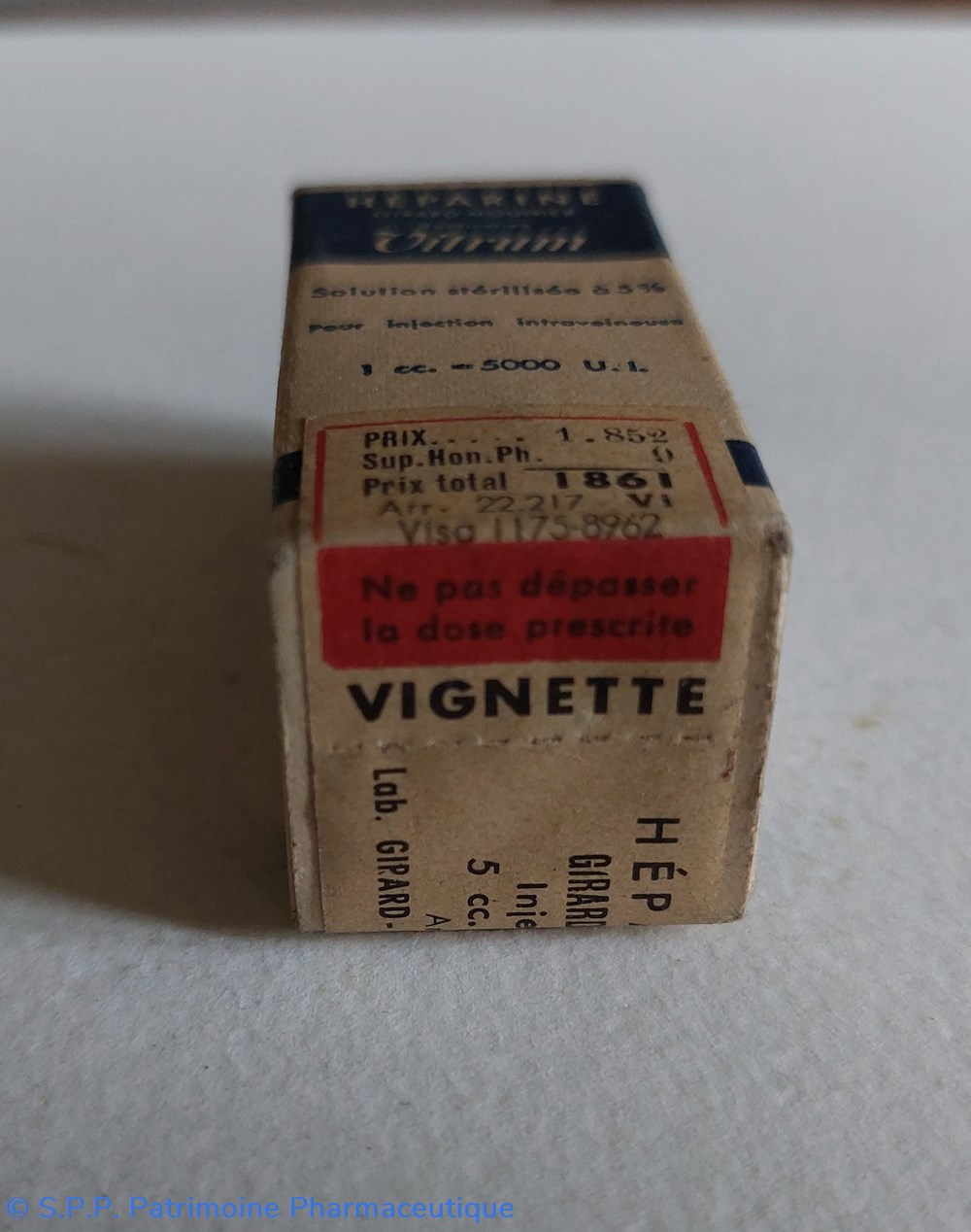 HÉPARINE VITRUM 6 science pharmacie heparine vitrum