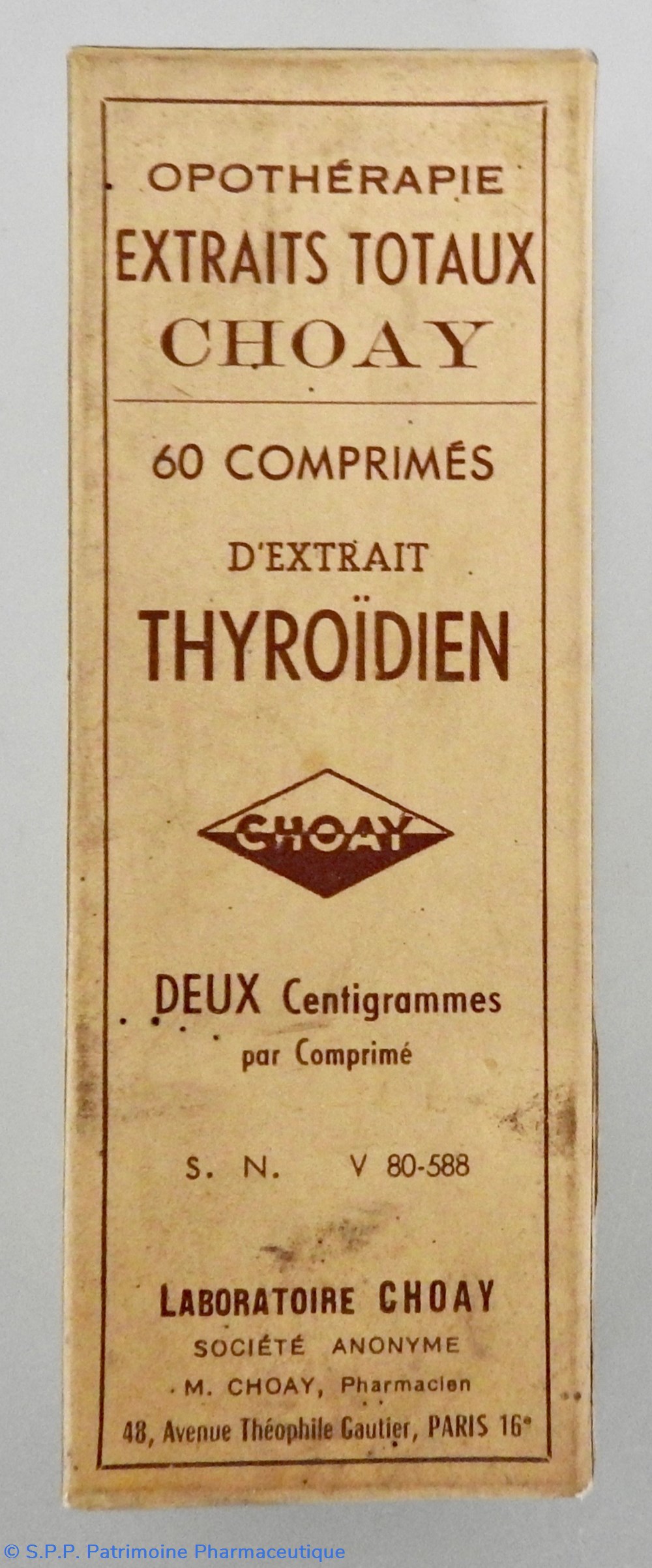 EXTRAITS TOTAUX CHOAY science pharmacie extraits totaux choay
