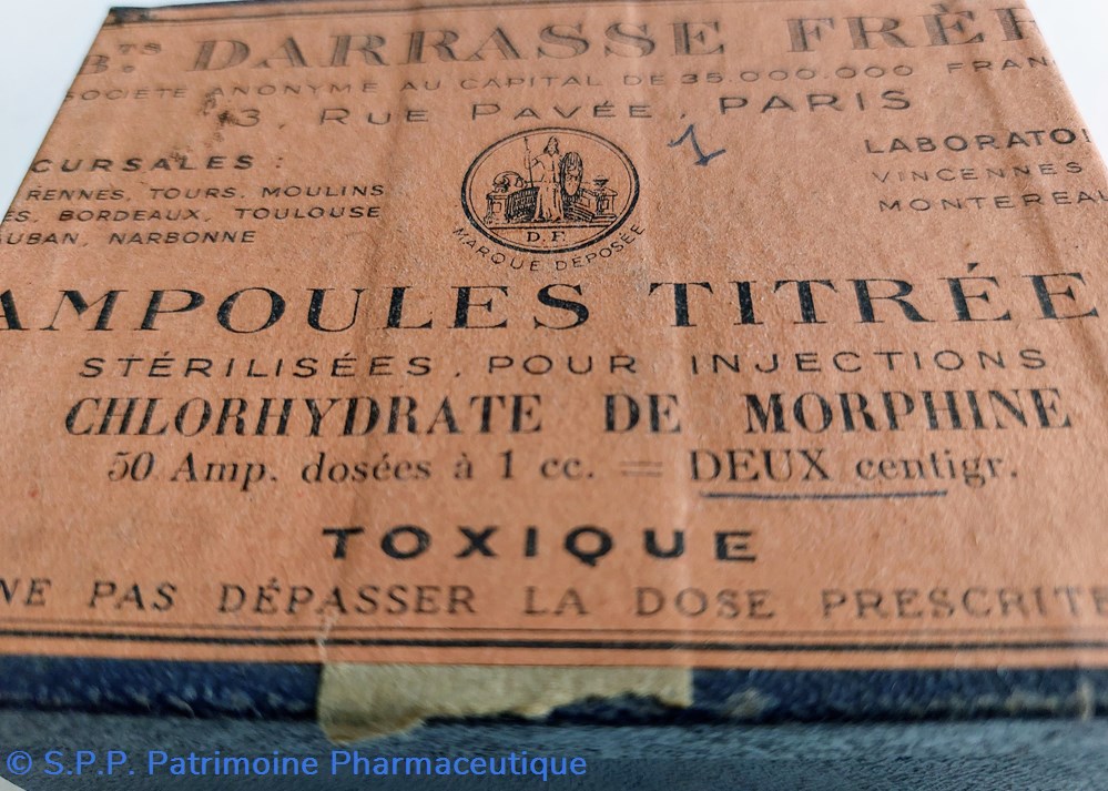 science pharmacie 50 ampoules chlorhydrate de morphine