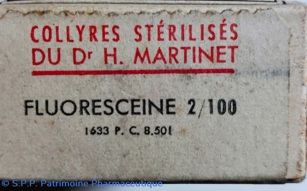 science pharmacie fluoresceine 2 collyres sterilises h martinet