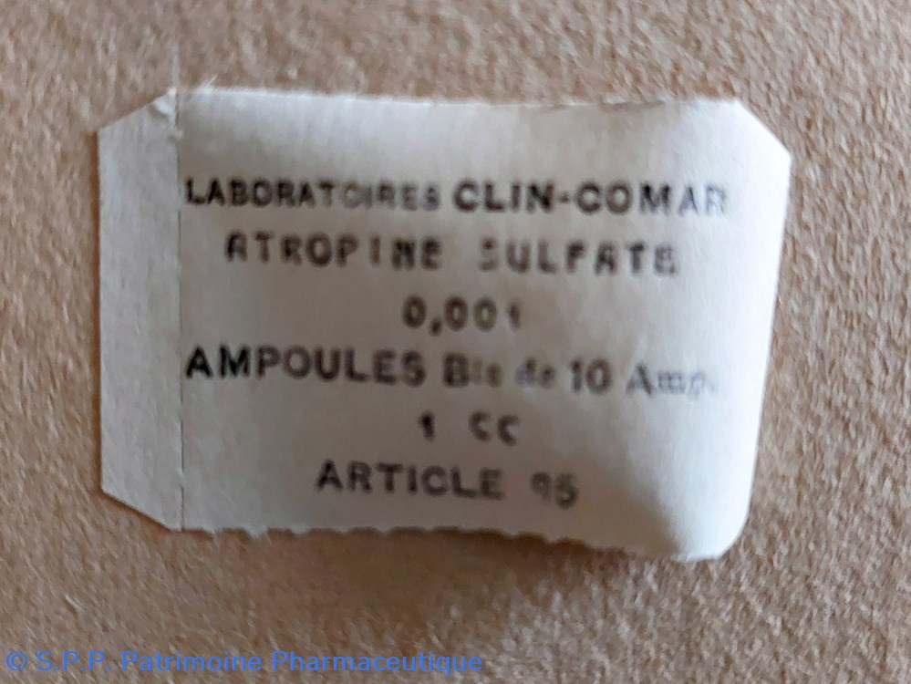 ATROPINE Sulf. 1 mg / 10 ampoules de 1 cm3 5 science pharmacie atropine sulf 1 mg 10 ampoules de 1 cm3