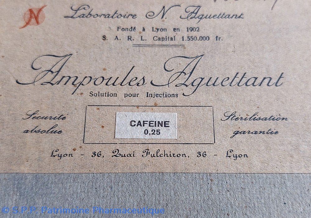 CAFÉINE 100 Ampoules à 0.25 AGUETTANT 3 science pharmacie cafeine 100 ampoules a 0 25 aguettant