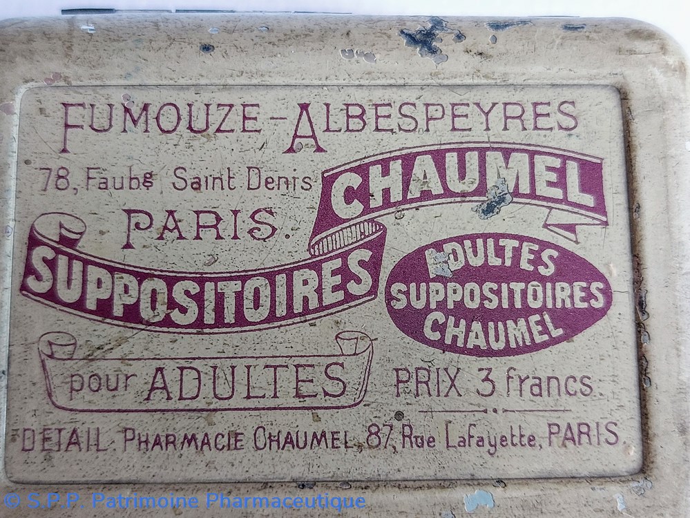 CHAUMEL (Suppositoires) 4 science chaumel suppositoires