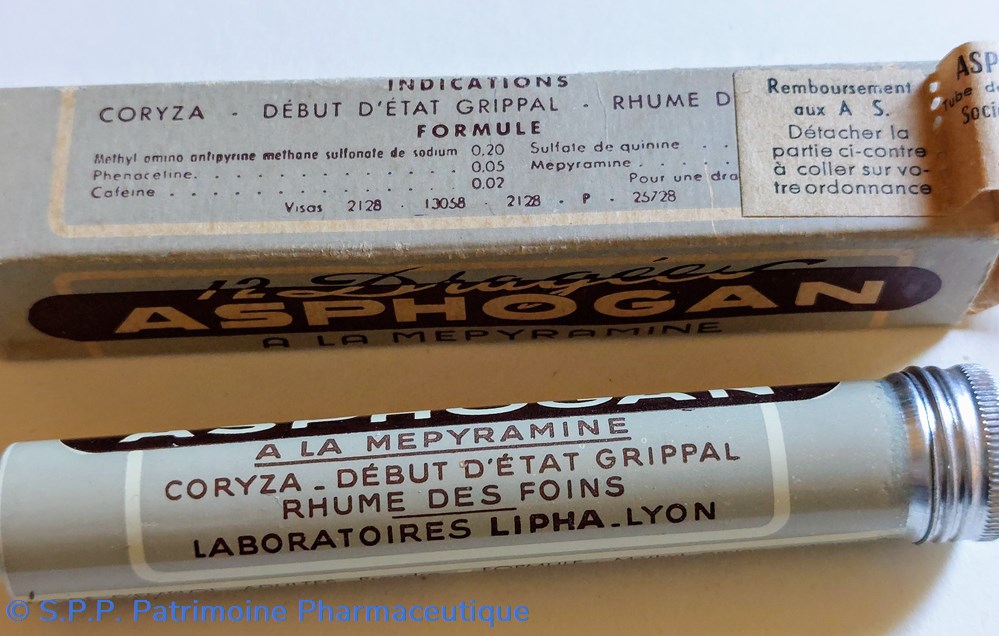 science asphogan 12 dragees a la mepyramine