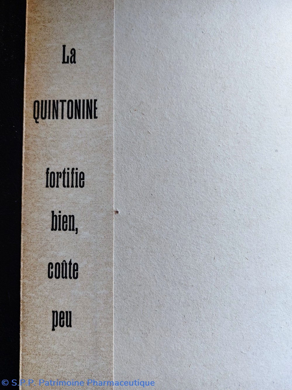 science pharmacie quintonine protege cahier nous irons plus au bois
