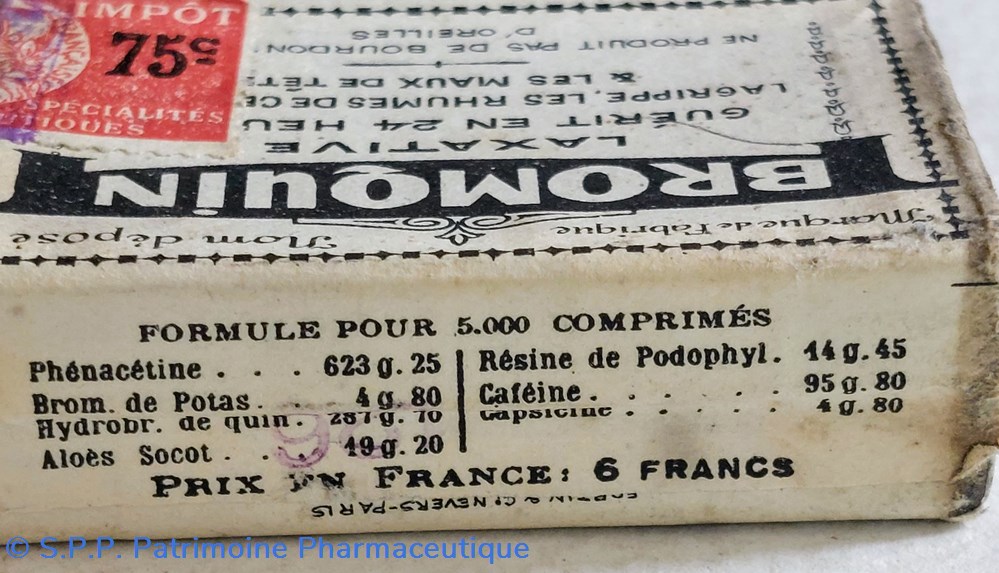 BROMOQUIN laxative SCOTT et Fils 4 science pharmacie bromoquin laxative scott et fils