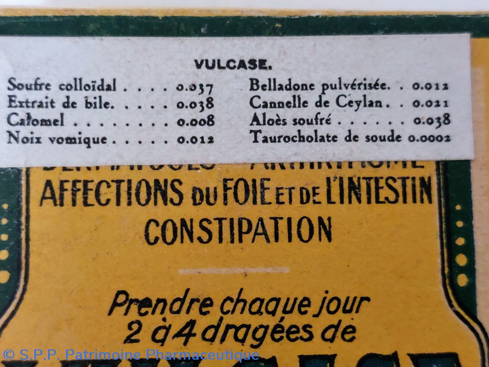 science pharmacie vulcase depuratif dragees lab p brisson