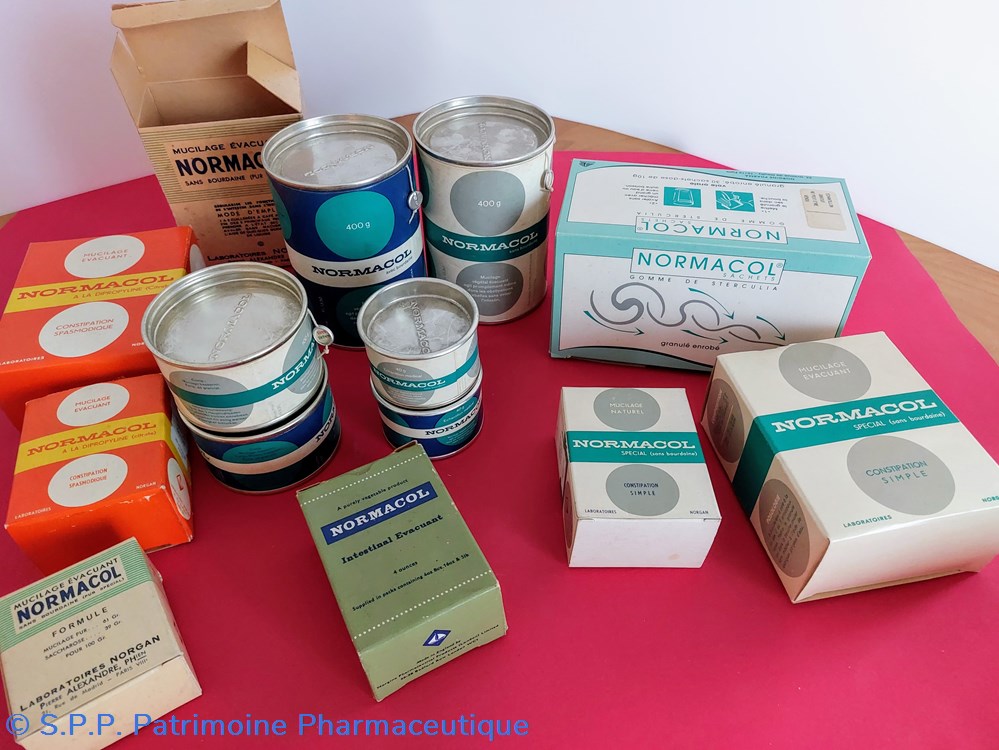 NORMACOL Norgine-Norgan Conditionnements 5 science pharmacie normacol norgine norgan conditionnements