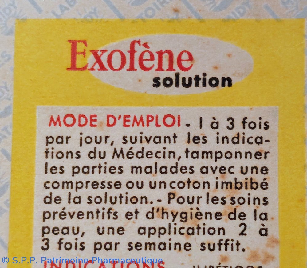 science pharmacie exofene solution flacon 50 cm3 midy
