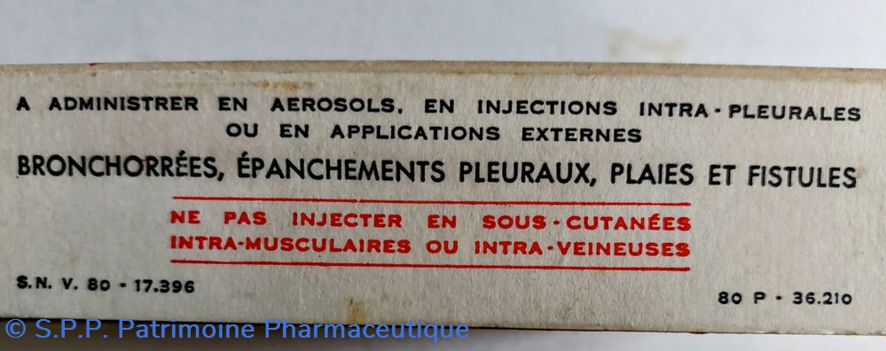 TRYPSINE flacon 250 mg CHOAY 2 science pharmacie trypsine flacon 250 mg choay