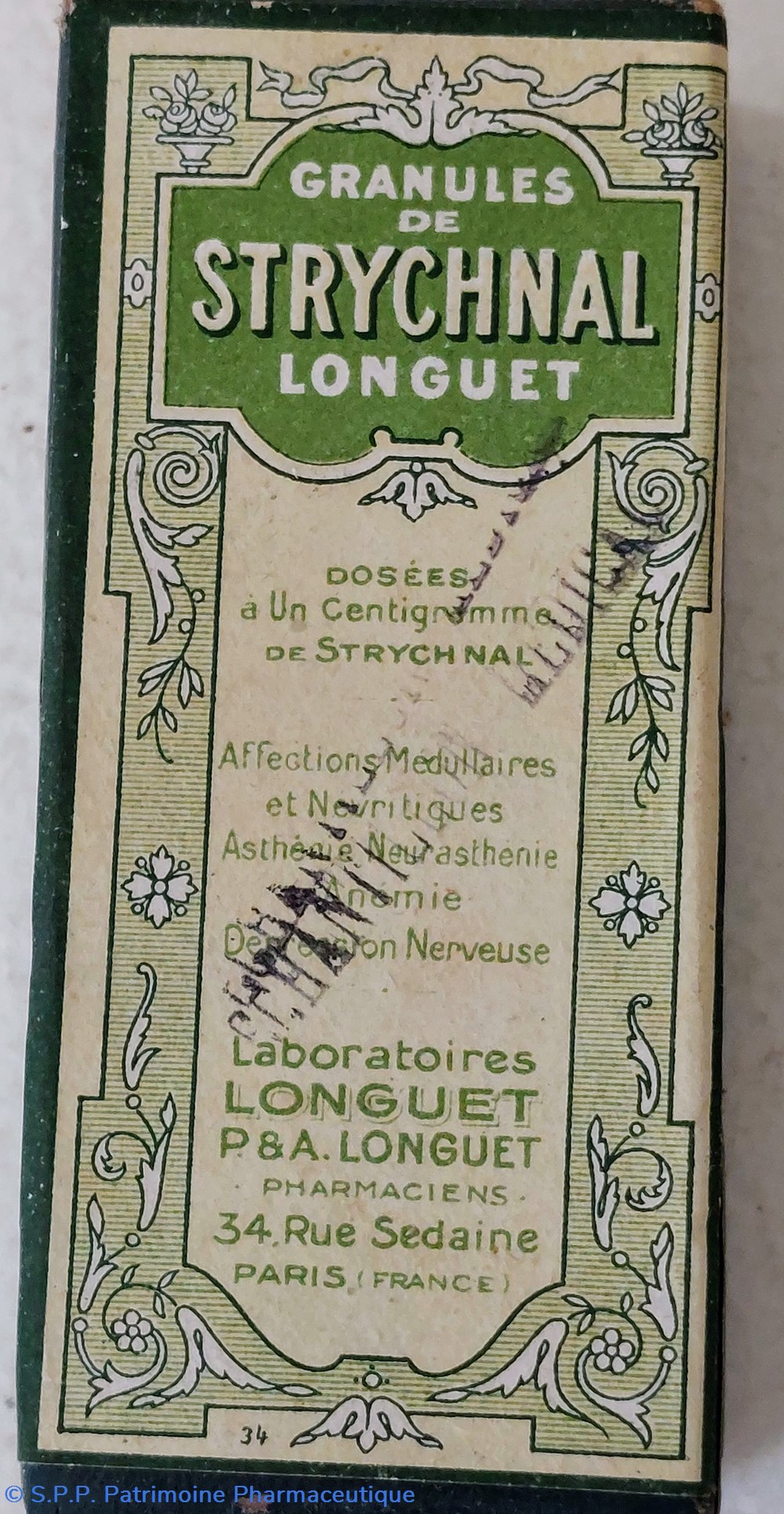 STRYCHNAL /Granulés Longuet 2 science pharmacie strychnal granules longuet