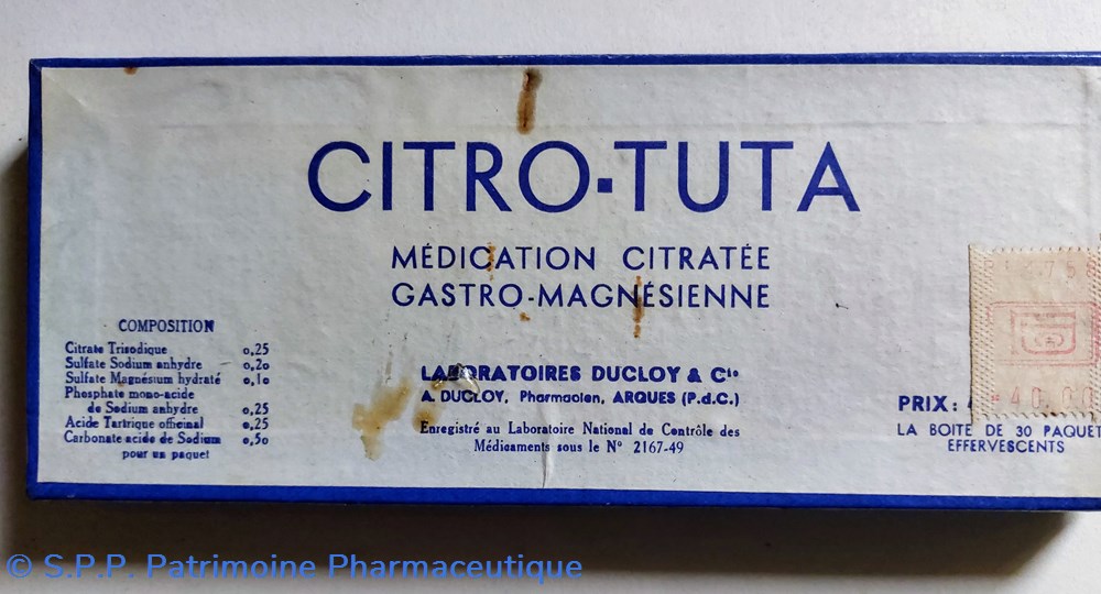 science pharmacie citro tuta 30 paquets lab ducloy et cie
