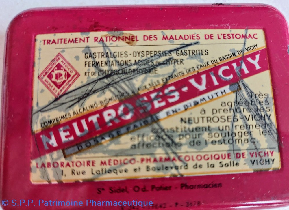 NEUTROSES- VICHY ( Comprimés estomac) science neutroses vichy comprimes estomac