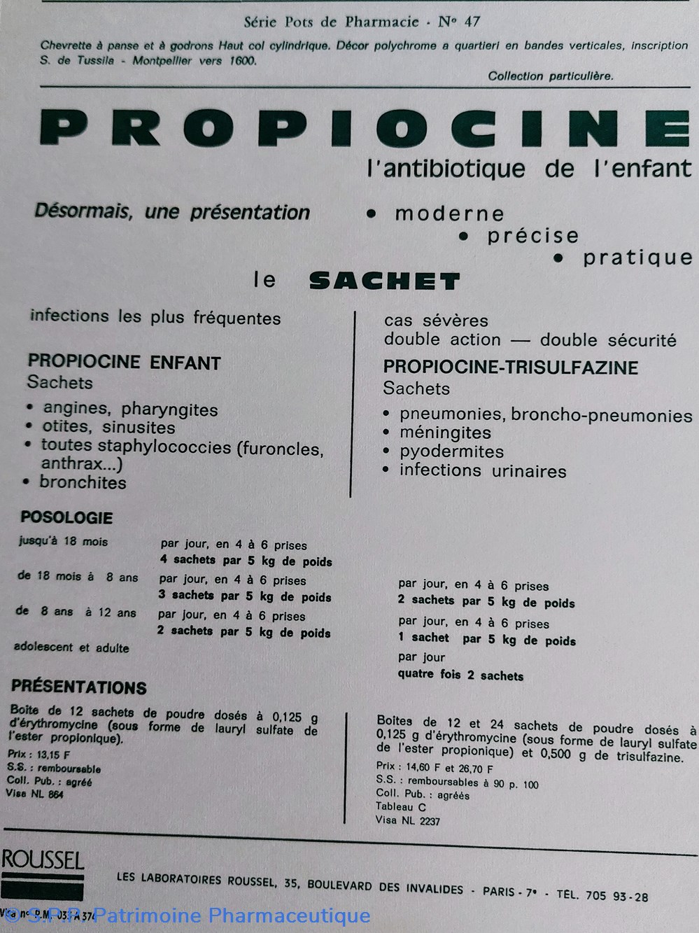 science pharmacie roussel n 47 chevrette montpellier vers 1600