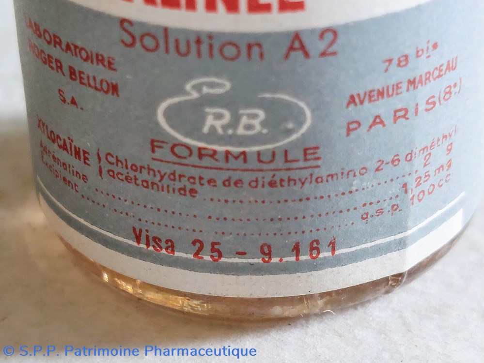XYLOCAÏNE à 2% Solution A2 R. BELLON 4 science pharmacie xylocaine a 2 solution a2 r bellon