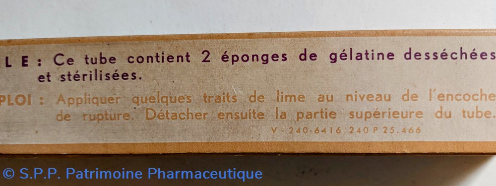 science pharmacie spongel roussel hemostase locale