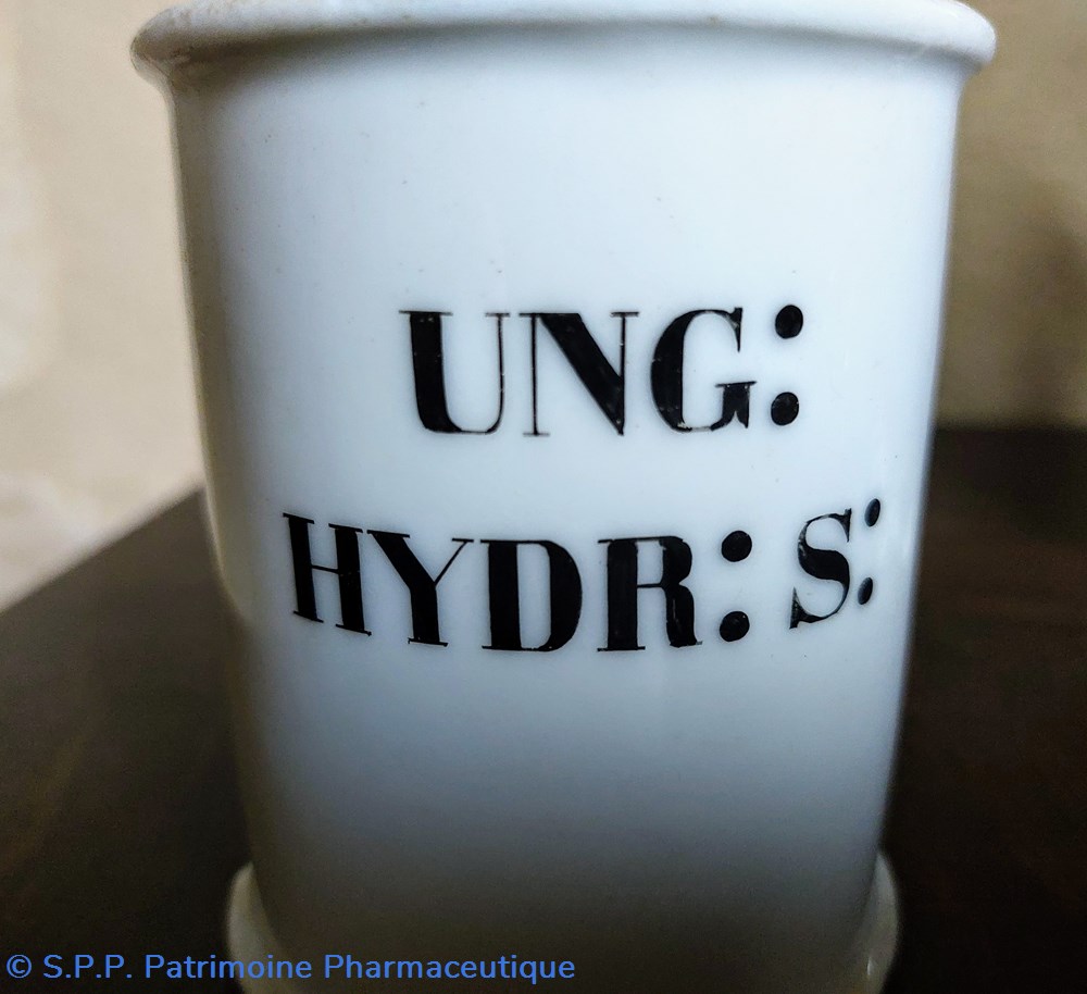 science pharmacie pot a onguent ceramique ung hydr s