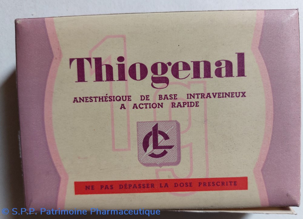 THIOGENAL- 1 flacon 1 g et 1 ampoule 10 cc. science pharmacie thiogenal 1 flacon 1 g et 1 ampoule 10 cc