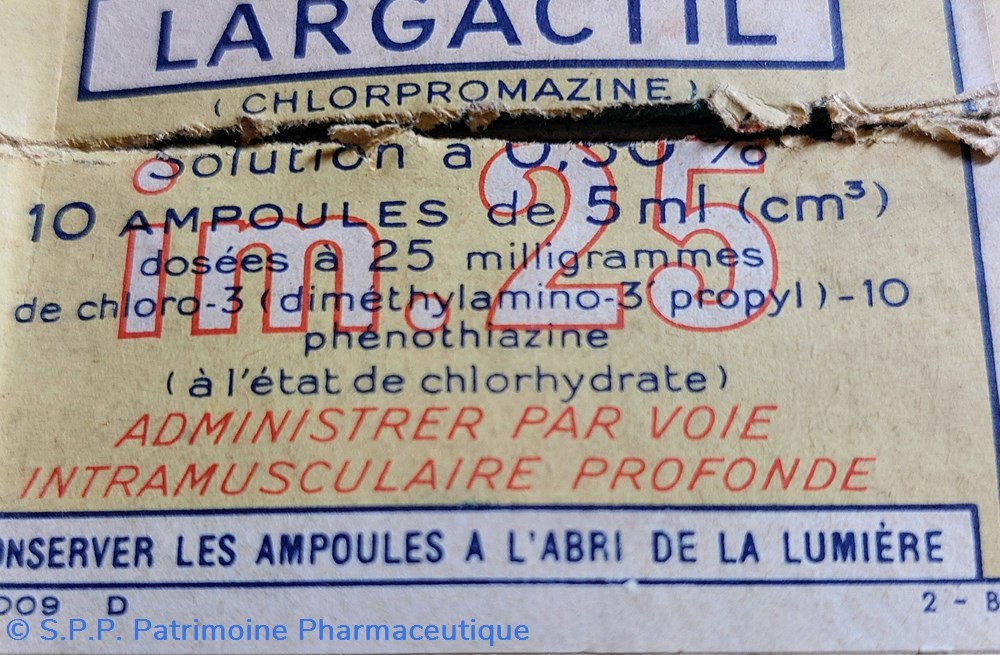 LARGACTIL 10 Ampoules SPECIA 6 science pharmacie largactil 10 ampoules specia