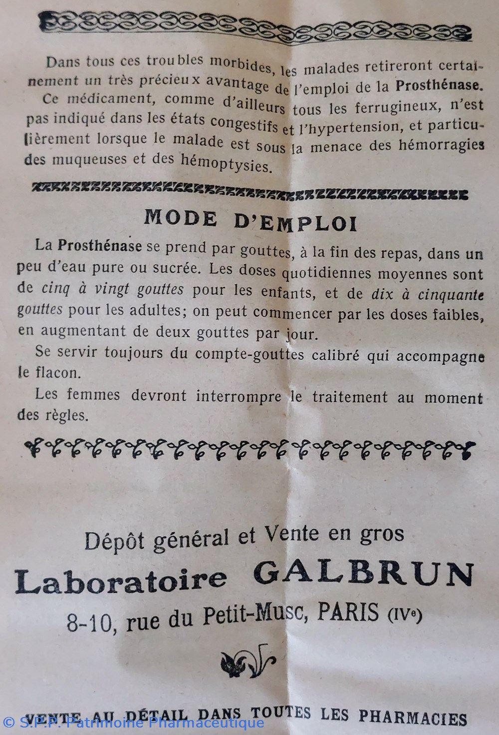 PROSTHÉNASE GALBRUN / gouttes 7 science pharmacie prosthenase galbrun gouttes